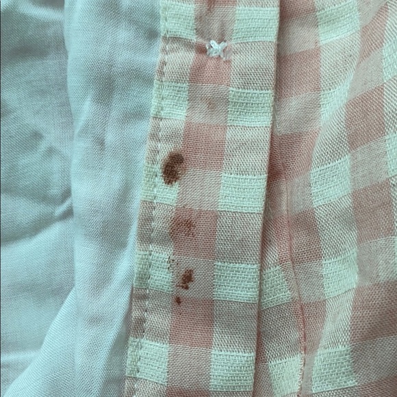 Revolve LPA Pink Puff Sleeve Button Up Dress XXS - Picture 8 of 8